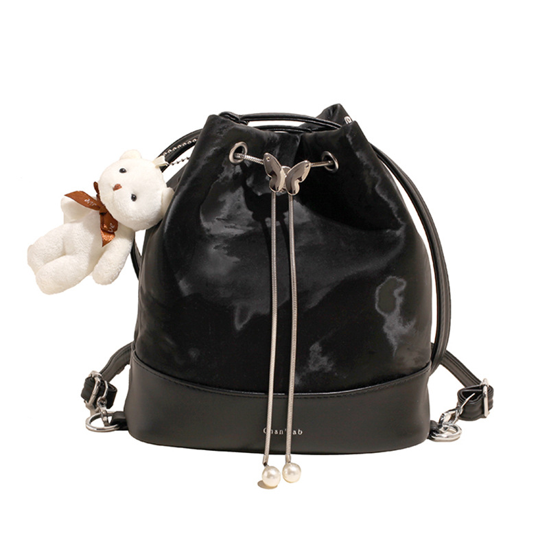 Mochila multiusos de moda para mujer 2025 nuevo estilo casual moda bandolera estilo universitario todo fósforo alta sensación bandolera