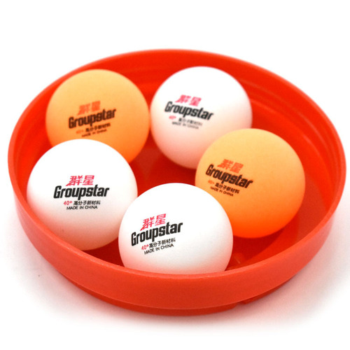 Stars bucket table tennis balls, 60 new materials, 40+ standard, professional table tennis training competition, durable