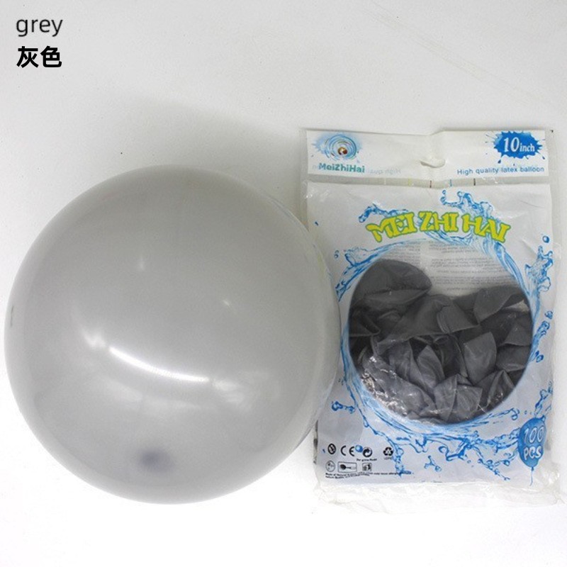 Globo mate personalizado de 10 pulgadas engrosado decoración de la sala de bodas decoración de la fiesta de cumpleaños globo de impresión de Navidad al por mayor