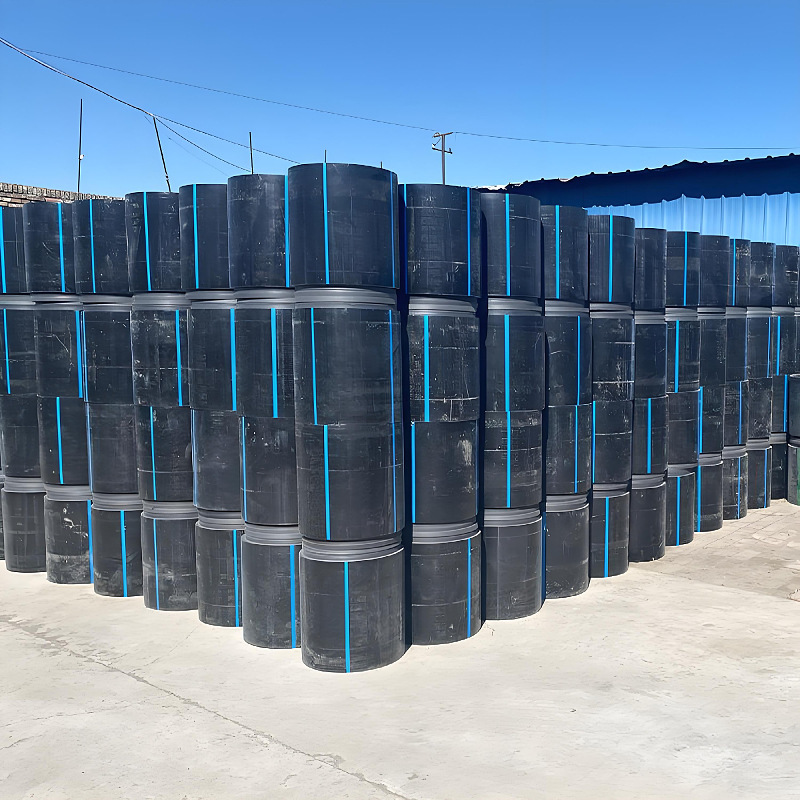 非开挖下水道修复短管pe置换管聚乙烯排水管螺纹连接施工城市管道