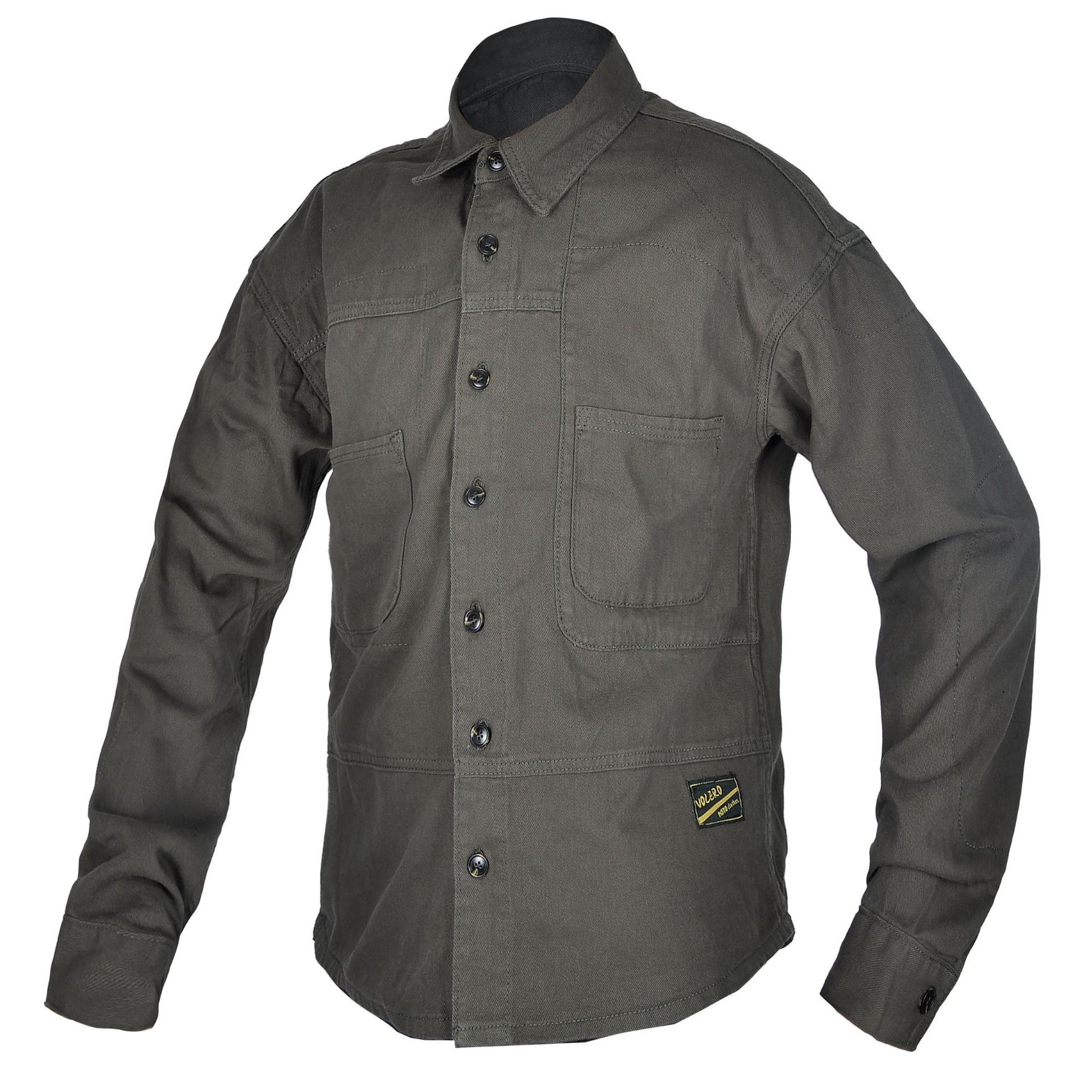 VOLERO motocicleta chaqueta de montar los hombres retro casual Camisa de montar motocicleta ciclismo ropa anti-caída ropa