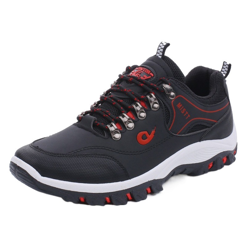 Zapatos de senderismo al aire libre de los hombres de estilo coreano zapatillas de deporte casuales zapatos de moda impermeables antideslizantes zapatos de hombre resistentes al desgaste zapatos de comercio exterior