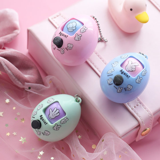 Color guessing game egg fair duel machine stone scissors cloth twisted egg ball creative pendant gift wholesale Student Prizes