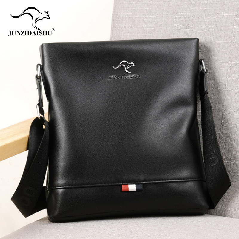 New Men's Shoulder Bag, Trendy Vertical Han Style Business Casual Soft Leather Men's Bag Crossbody Bag, Dropshipping One Piece