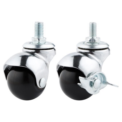 ?1.5/2寸平底万向轮球形静音丝杆轮地球轮 医疗家具茶几五金件脚