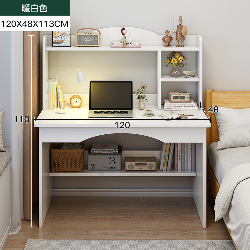 경제 120cm 단일 테이블-따뜻한 흰색