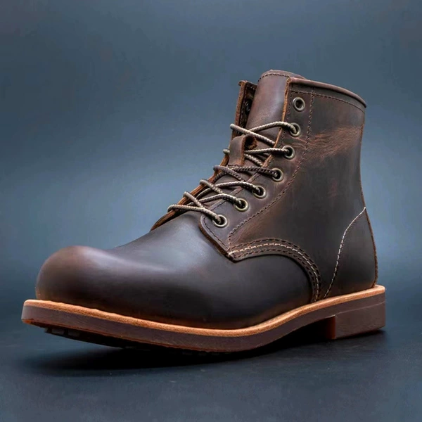 Crazy horse brown rubber