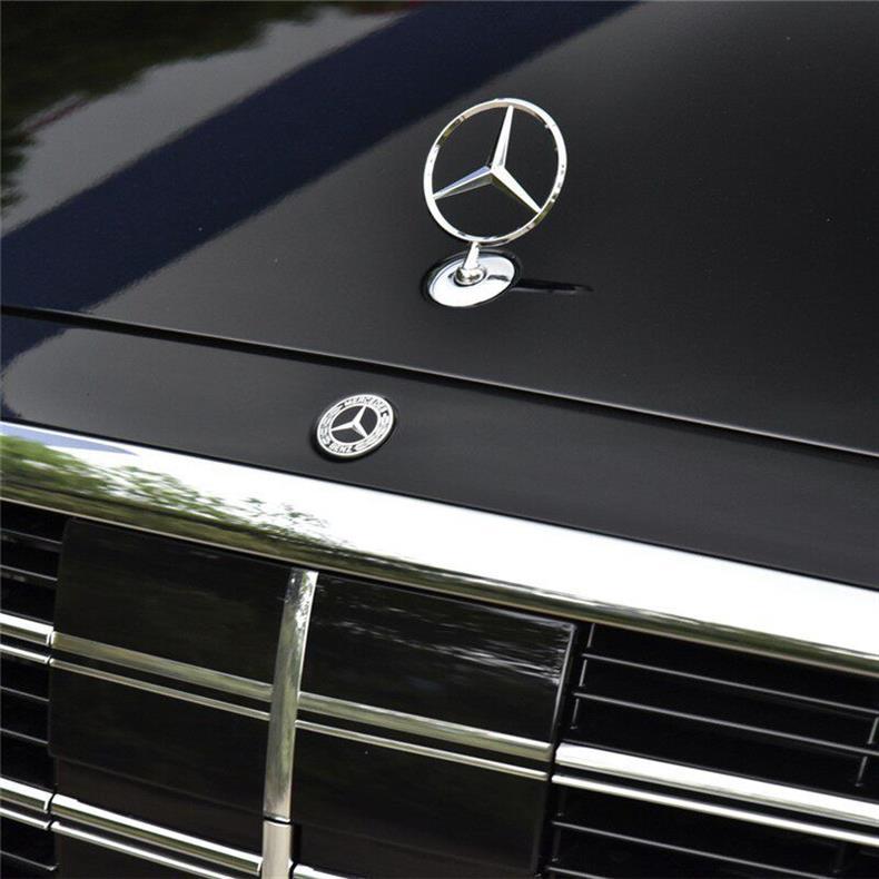 Suitable for Mercedes-Benz car emblems, engine hood emblems, C180, C200, E200, E300, S300, S350, hood emblems, car emblems