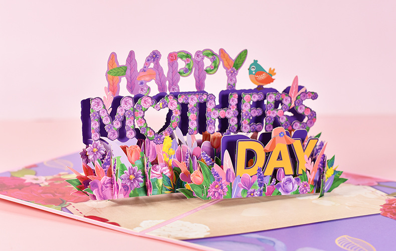 Handmade Craft 1 Piece Fashion Letter Flower Special Paper Mother's Day