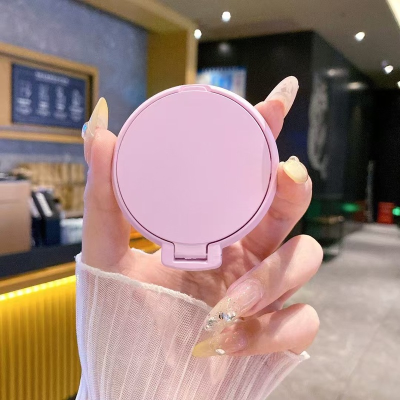 アップル16化粧鏡携帯電話スタンド華為粟15純色アニメ怠け者携帯ケースバックスタンドを適用する|undefined