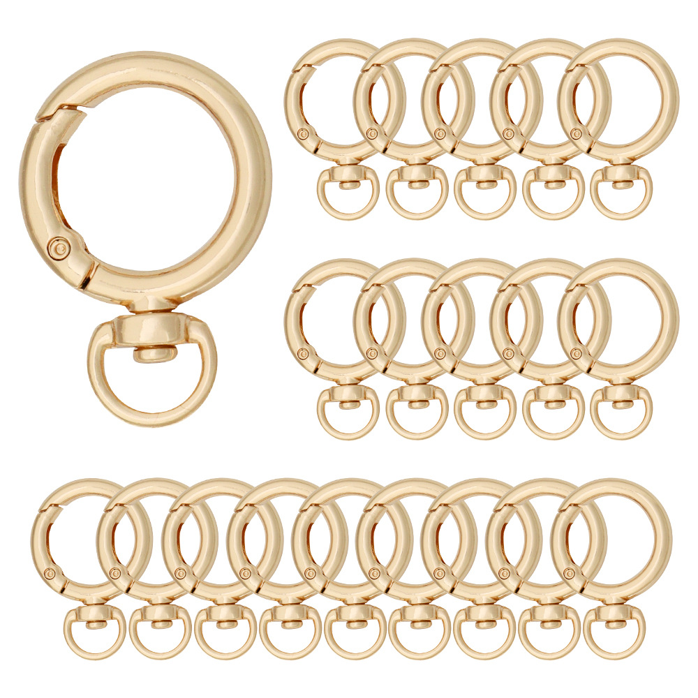 Open ring buckle spring buckle spring ring buckle metal hardware…