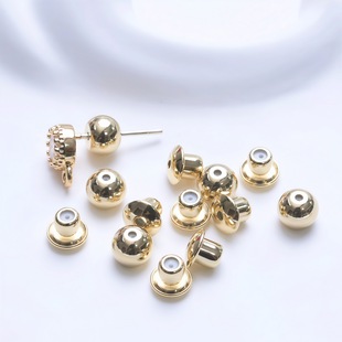 ��ɫ14K��������Ƕ���z�A���w������4mm����� DIY����������