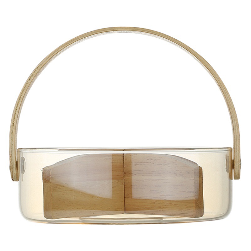 Cesta de almacenamiento nórdica de gran capacidad para sala de estar, uso doméstico, cubo para frutas de bar, bandeja para vino de cristal, bandeja para frutas y verduras