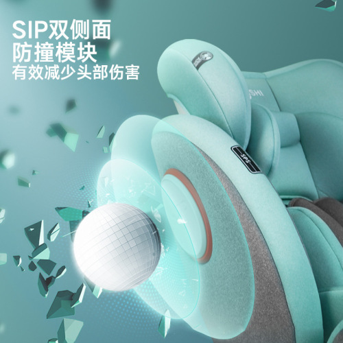 Car special child seat 360° rotating infant baby seat foot pedal awning car child seat