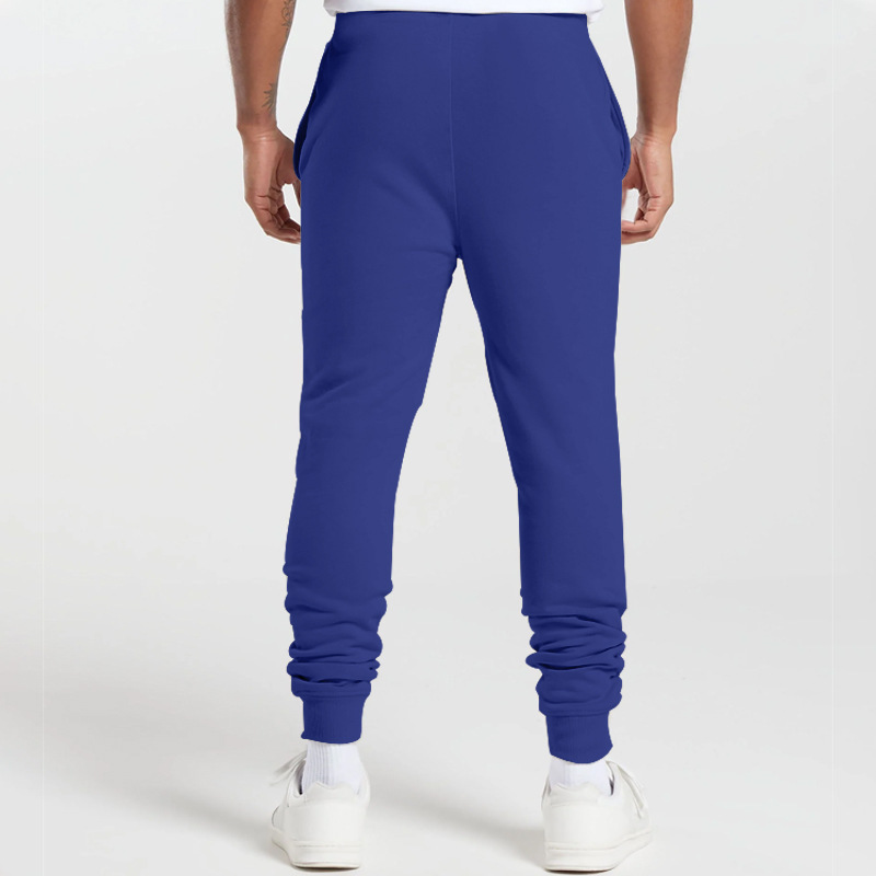Men's Clothing Autumn Casual Pants Solid Color Large Size Slim Drawstring Trousers_voghion.com