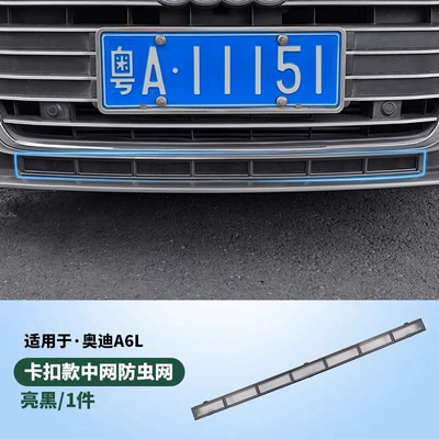 Automobile anti-insect net, Audi Q5L Insect-Proof Net, A6L - lower-insect-proof-net-bright-black-19-26-models-a6l-dynamic-type