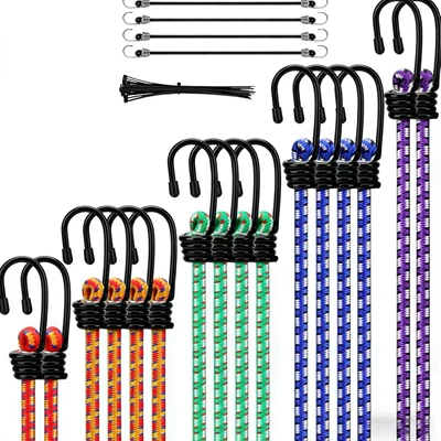 Cross-Border 21-Piece Set of: Trailer rope/net/strap