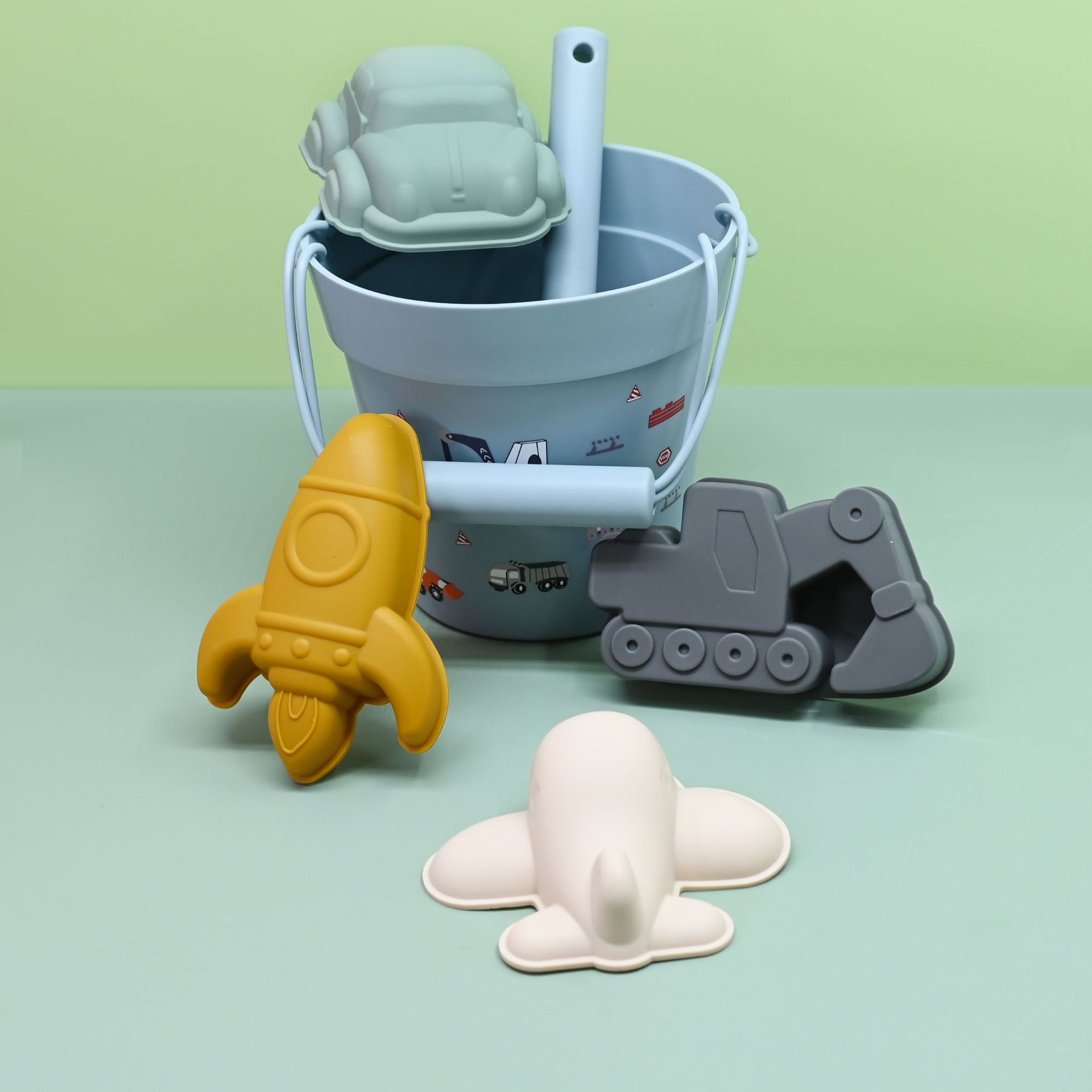 Juguetes de excavación de arena coches barril de playa juguetes de verano transfronterizos en la playa pá para niños excavar arena