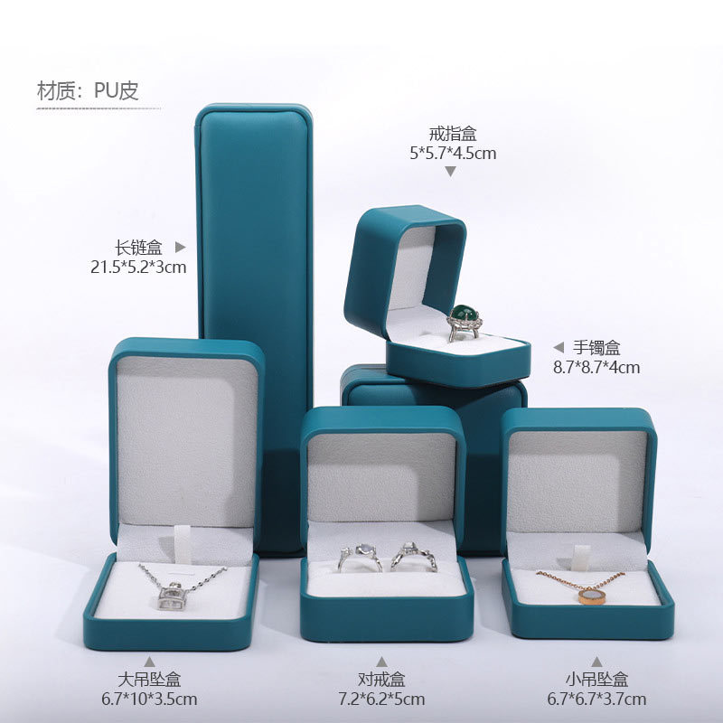 Caja de Cuero PU para Joyas para Embalaje de Joyería