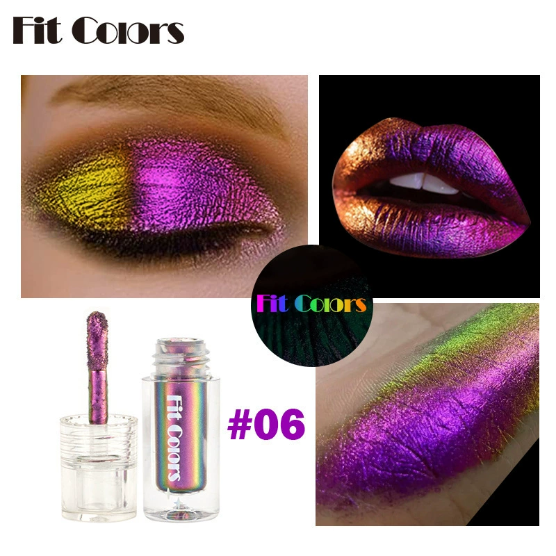 Карандаш для век со светоотражением (Fit Colors) 3 мл, хамелеон хром хайлайтер пигмент, многофункциональный