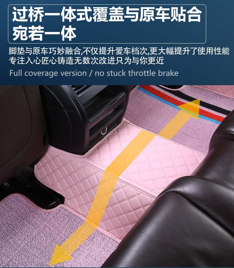 Suitable for 2021 BMW 1 Series 118i foot pads fully enclosed special imported 120i BMW 116 car foot pads