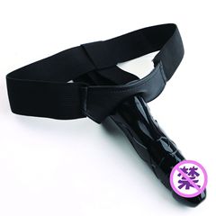 Wearing hollow penises, thickened and enlarged penis sheaths, men's leather pants, women's leggings, masturbation penises, sexy sex toys.