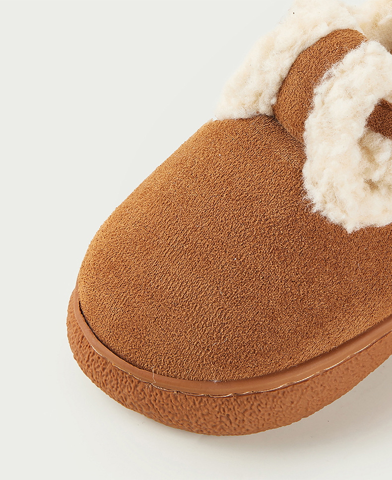 Happy Mary Scarpe in cotone per bambini Borsa da donna e stivali da neve con suola morbida e calda Pantofole da uomo genitore-figlio invernali_voghion.com