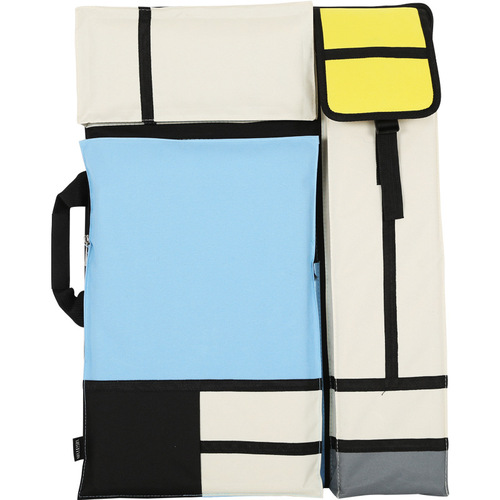Rembrandt 4K painting bag, painting bag, art bag, large capacity drawing board bag, waterproof, double strap hand-held painting bag, sketch and drawing