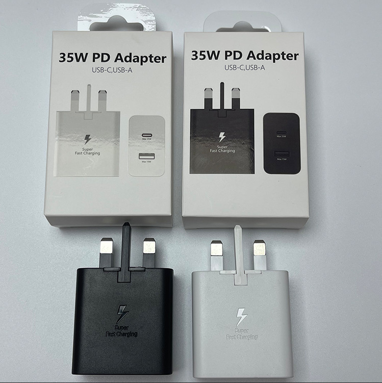 Suitable for Samsung charger head, super fast charging d35w charger, European standard, British standard, American standard fast charging mobile phone charger