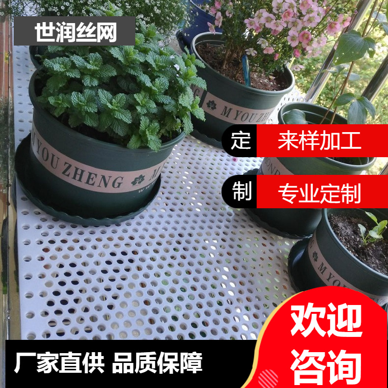 小圆孔塑料PP板带孔透风塑料板冲孔网阳台防盗窗垫板隔板网板护板