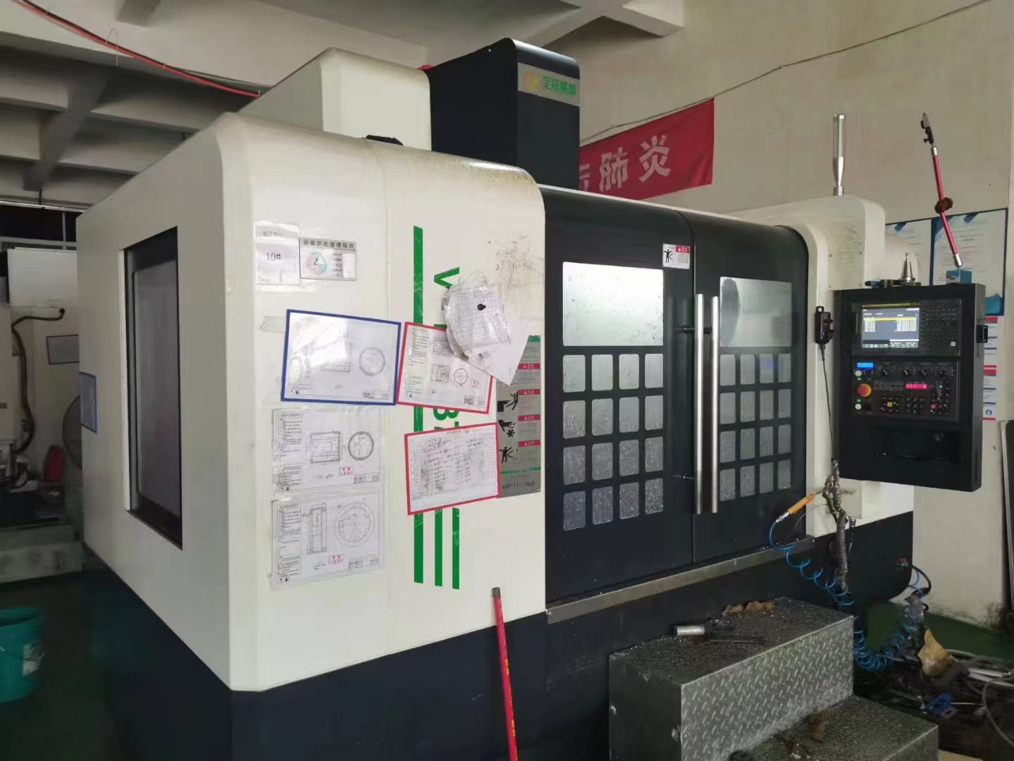 转让二手宇振V-TL1370立式加工中心二手1370立加