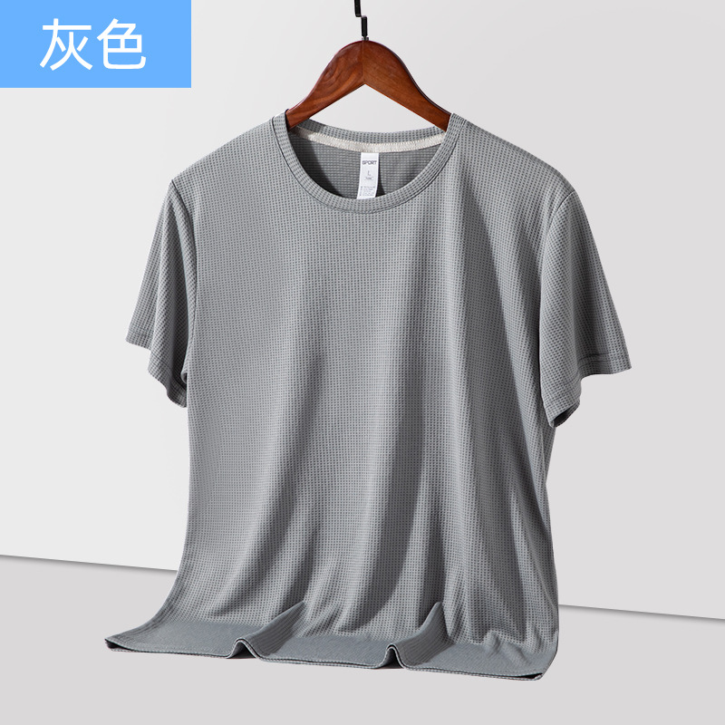 Nueva Camiseta de manga corta de secado rápido para hombres y mujeres de verano suelta transpirable para correr fitness deportes Top stretch camiseta de media manga