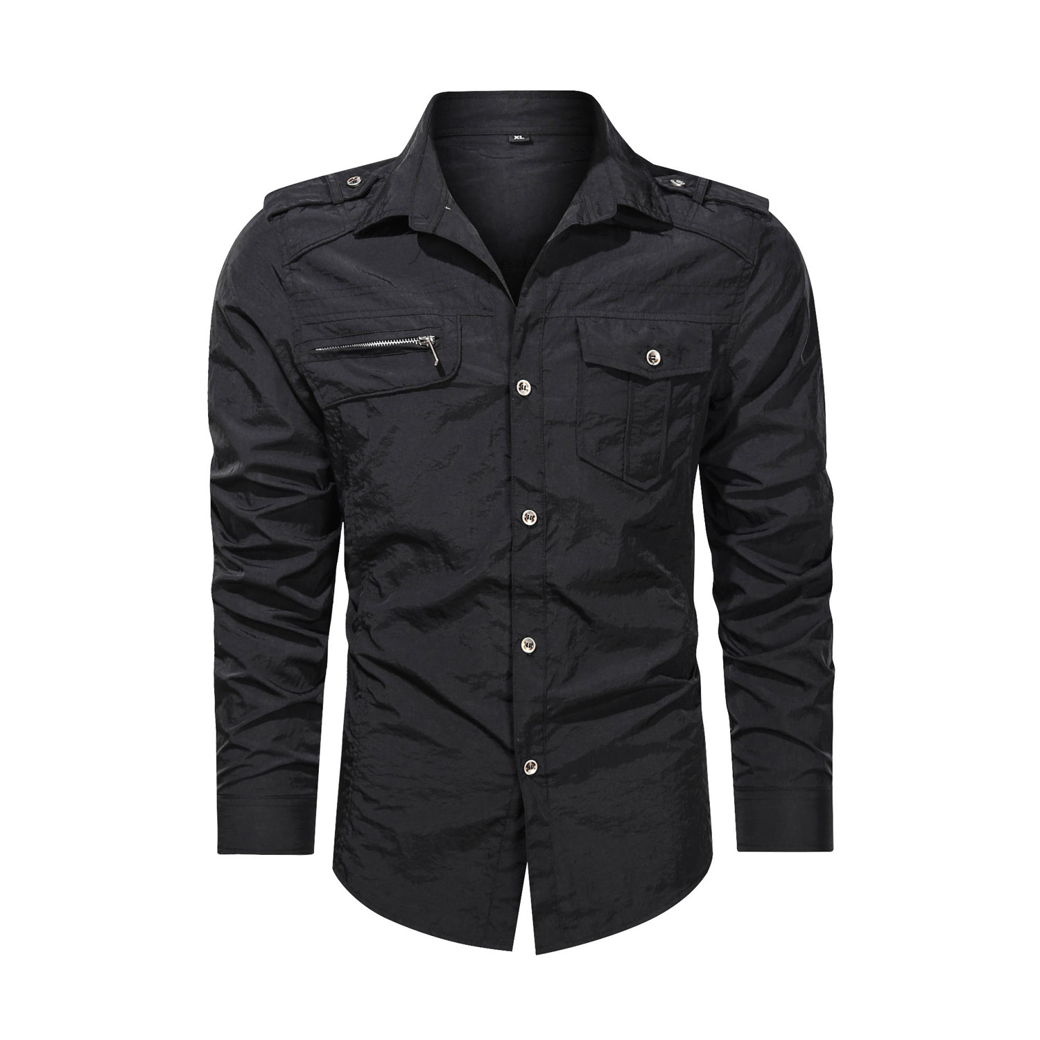 Camicia da lavoro uomo a maniche lunghe asciugatura rapida_voghion.com