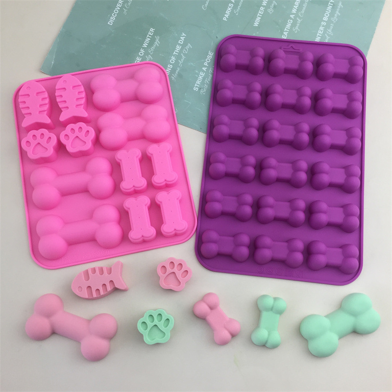 18 даже кости для моделирования силиконовой формы DIY кошачий коготь для моделирования шоколадной ледяной шоколадной формы