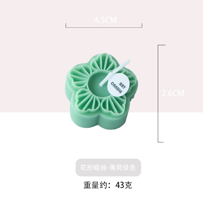 Festival de mediados de otoño pastel de Luna flor conejito forma vela lindo interesante decoración creativa decoración Venta caliente al por mayor