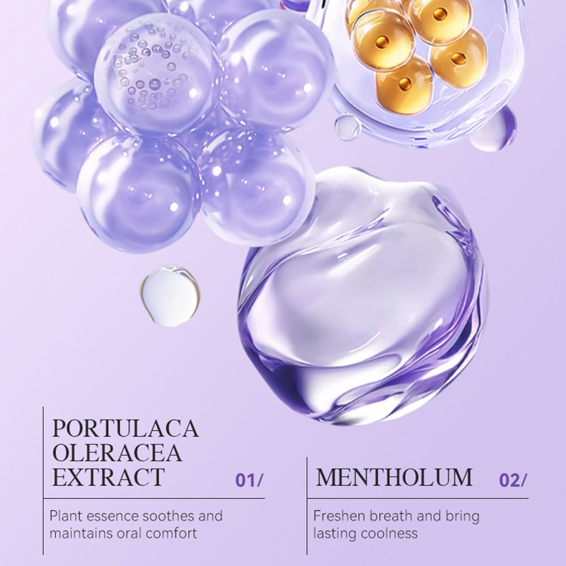 Protección oral transfronteriza probiótica púrpura polvo de dientes polvo de dientes manchas de tartar limpio comercio exterior al por mayor