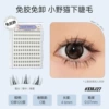 Glip -free 10 rows of small wild cats under eyelashes