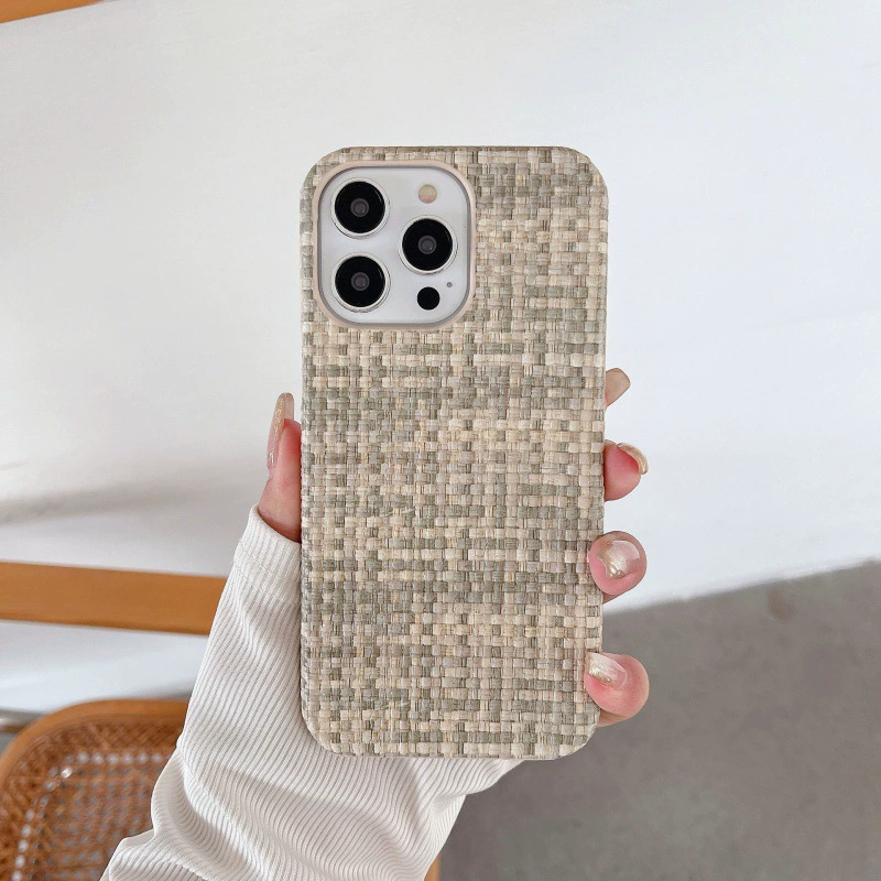 Чехол для телефона Apple iPhone 11–15 совместимый, вязаный «свитер», противоскользящий демисезонный