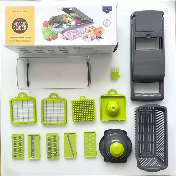 14-piece square three-knife set