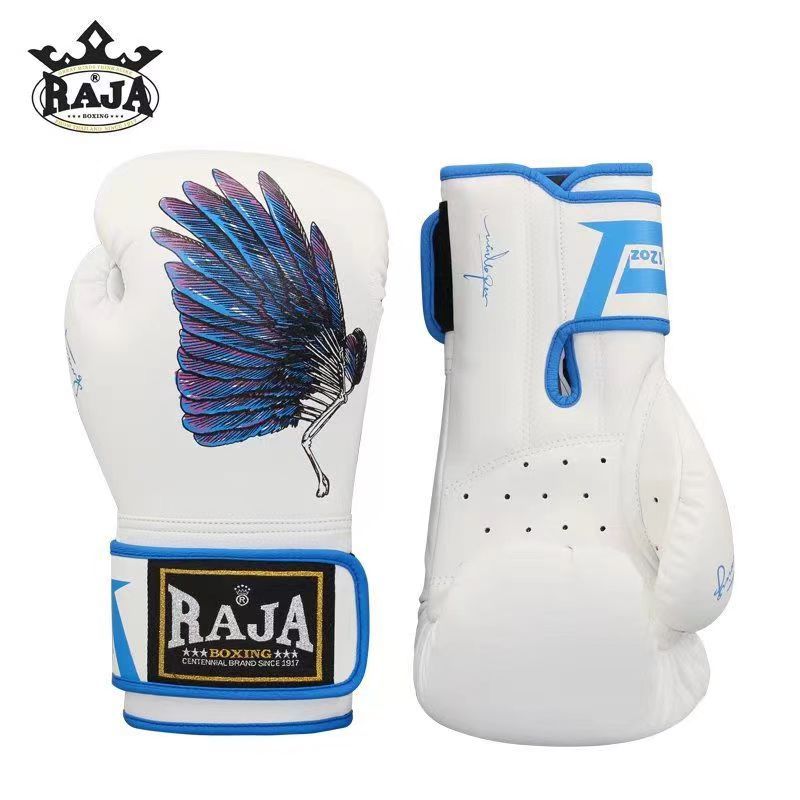 Rajaブランドボクシング散打トレーニング試合手袋格闘格闘成人男女ボクサー超繊維花色