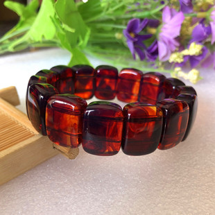 Blood medicine Po blood silk Po hand string bracelet retro landscape amber beeswax live explosions in stock factory direct supply