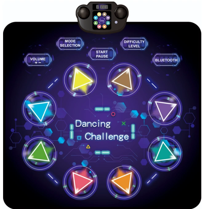 Новинка eBay: танцевальный коврик с Bluetooth и подсветкой, интерактивный музыкальный коврик для родителей и детей.