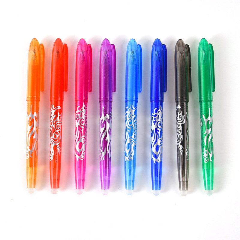 外贸磨易擦中性笔创意彩色消字笔学生温控可擦笔热水性笔办公文具详情5