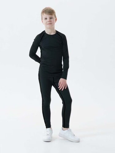 Children's wear sweat-absorbing, quick-drying, high-elastic, base sportswear, tightsuit, unisex outdoor physical training suit