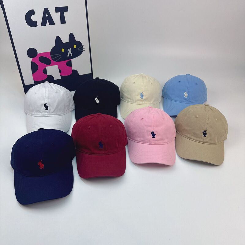 Polo Baseball Cap for Men Korean Version Ins Trendy Brand Paul Soft Top Duckbill Cap Men's Hat Women's Summer Sun Hat Versatile