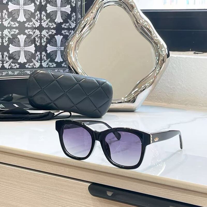 High-quality new model CH5482 polarized sunglasses, versatile and fashionable women's acetate sunglasses, popular on Xiaohongshu