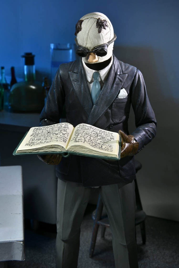 Настоящий NECA 04818 Global Monster Invisible Person 7-дюймовый движущийся Парис