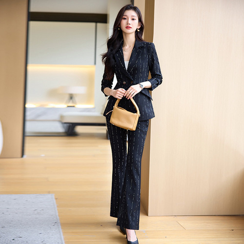 High-end suit suit for women spring new design jacket professional wear temperament goddess style formal work clothes