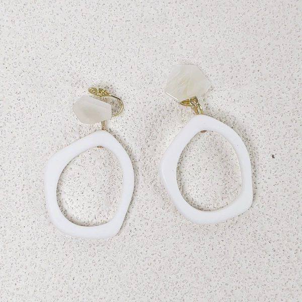 Retro acrylic mosquito coil, ear clips