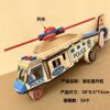 Wooden toy, music realistic helicopter, airplane model for boys, Birthday gift, wholesale